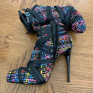***SOLD*** Sexy Multicolored Ankle Booties